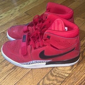 Jordan Nike Airs Red and Black